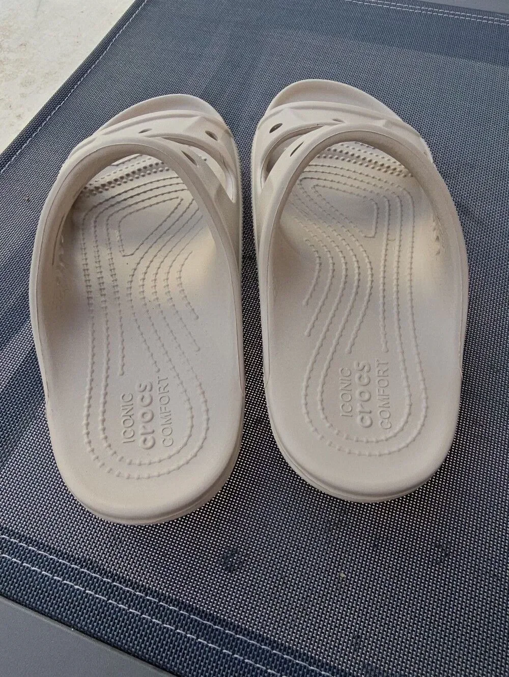 NWT Crocs Baya II Slide Sandals - Beige/Stucco - Size Men 5 / Women 7